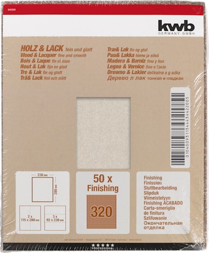 kwb Schleifbogen Finishing K 320 840320