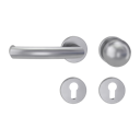 Vorschaubild Griffwerk Wechselgarnitur LORITA FS -Edelstahl matt- Klipptechnik