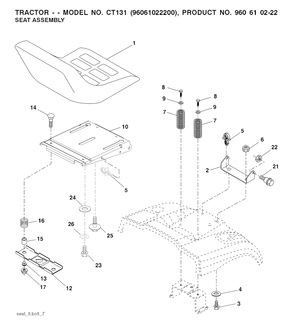Explosionszeichnung Ersatzteile