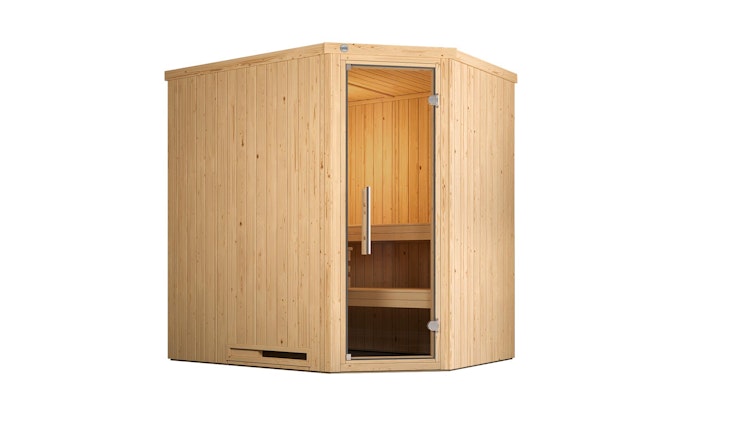 Weka Elementsauna Varberg 1 mit Eckeinstieg - 68 mm