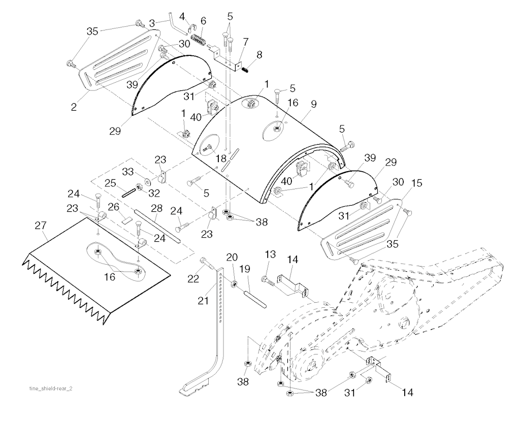 Explosionszeichnung Ersatzteile