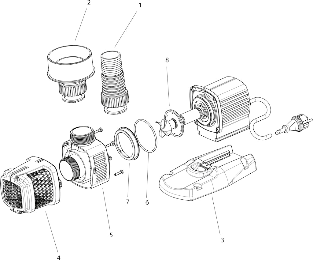 Explosionszeichnung Ersatzteile