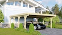 Vorschaubild Karibu Carport Doppelcarport Classic Doppel 2 - kesseldruckimprägniert