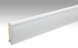 MeisterWerke Fussleiste Hamburger Profil 18/80 mm  Weiß streichfähig DF 2222 - 2380 mm