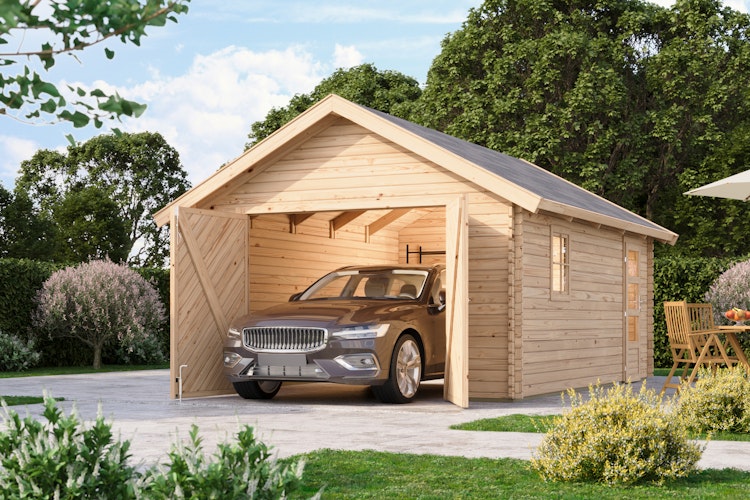 Karibu Garage Blockhausgarage 38 mm
