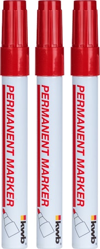 kwb 3 Markierstifte rot SB 377120