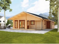 Wolff Finnhaus Gartenhaus Ferienhaus Odenwald 70-B