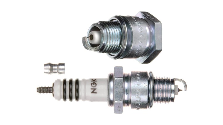 NGK Zündkerze BPR6HIX, Iridium, Schlüsselweite 20, 8, Zündkerze Gruppe B, 14 mm Gewinde
