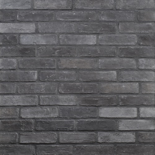 HANDMUSTER DE RYCK Eck- und Steinriemchen - City Brick Anthrazit