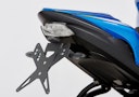 Vorschaubild PROTECH X-SHAPE Kennzeichenhalter SET mit Reflektor und Beleuchtung Alu & Stahl Schwarz für SUZUKI GSX-S 1000, GSX-S 1000F, GSX-S 950