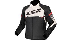 LS2 Apex Jacke Schwarz / Weiß / Rot Herren Gr.3xl