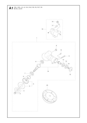 Husqvarna Motorsensen/Freischneider 966776801 525RX Motorsense