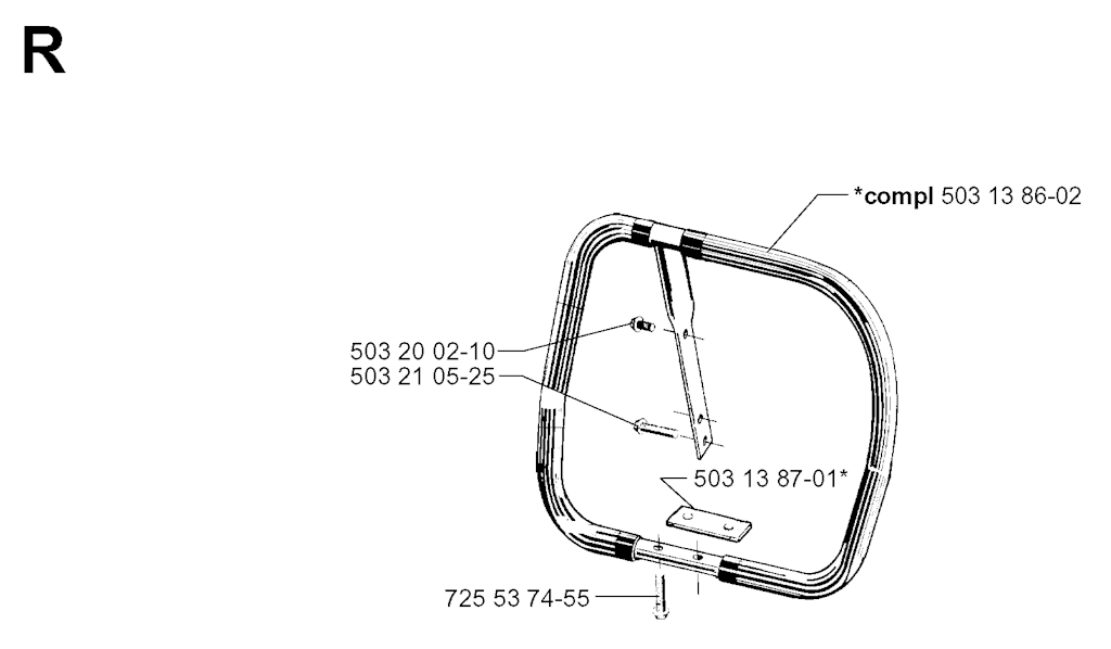 Explosionszeichnung Ersatzteile