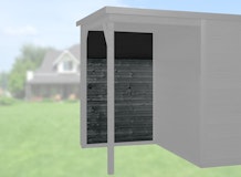 Weka Rückwand für Anbau 150 cm für Designhaus 172 „wekaLine“Zubehörbild