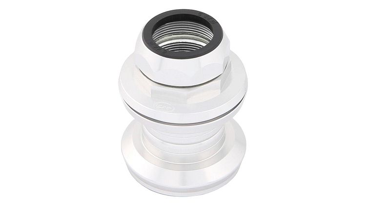 CONTEC Steuersatz HS-20 1 Zoll silber Gabelkonus-Ø 26, 4 mm