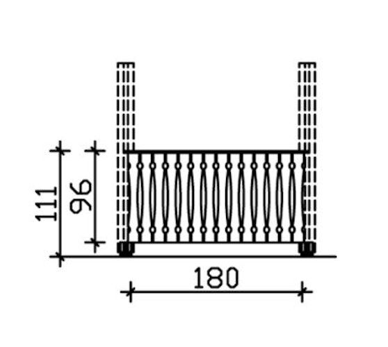 Skan Holz Brüstung Balkonschalung zu Pavillon Nice