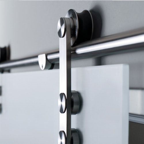 Griffwerk Glasschiebetür SNOWWHITE 501 Milchglas / Satiniert / Weißglas