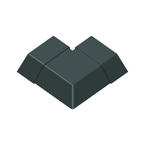 Eckwinkel für die Blendenabdeckungen Typ 1b 30 mm (4er Set 90°)