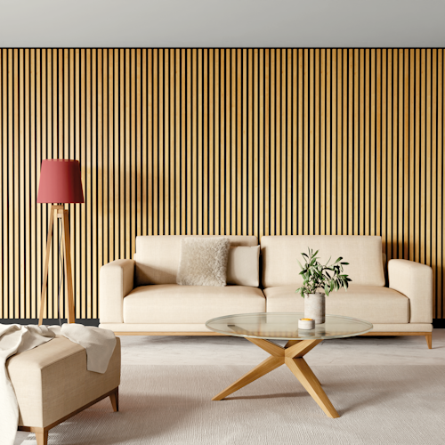 ACOUS Akustikplatten  COMFORT AC01S EICHE HELLBRAUN