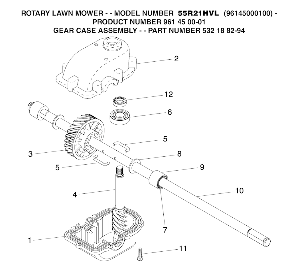 Explosionszeichnung Ersatzteile