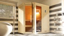 Vorschaubild Weka Premium Massivholzsauna Cubilis 1 mit Glastür+Fenster 45 mm inkl. Montageservice