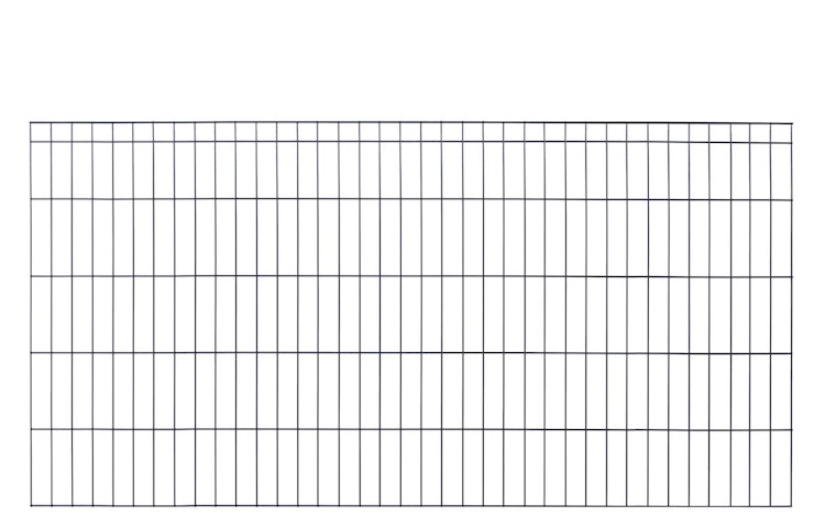 dz Zaunset MICHL 5/4/5 Pfosten VP mit Edelstahlplättchen