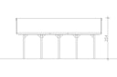 Vorschaubild Skan Holz Wallgau - Satteldach Doppelcarport Breite 620 cm