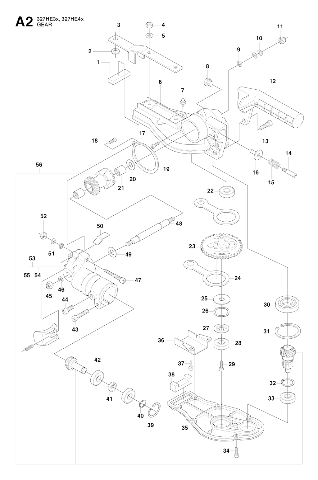 Explosionszeichnung Ersatzteile