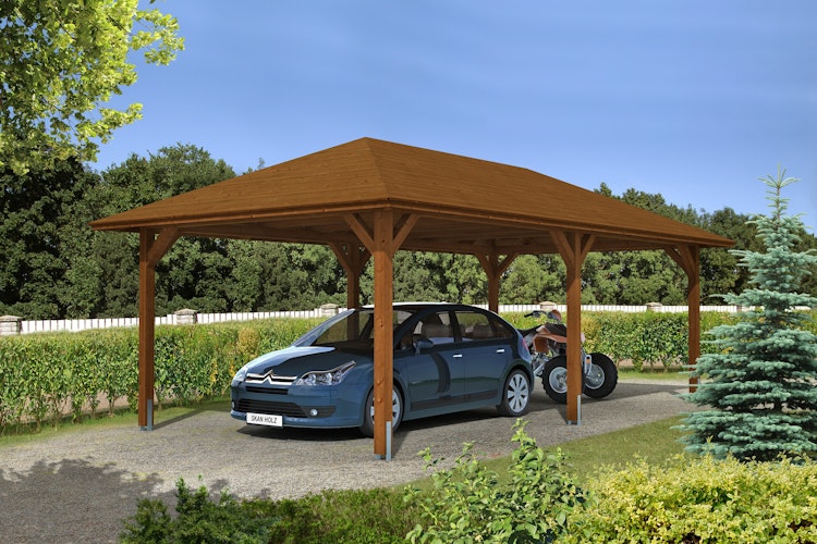 Skan Holz Carport Taunus 439 x 786 cm
