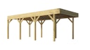 Vorschaubild Weka Einzelcarport mit Vorbereitung zur Dachbegrünung 328 x 718 cm - Leimholz