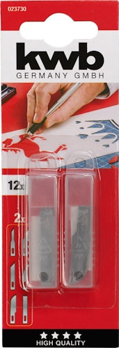 kwb 12 Bastelmesserklingen in Dose 23730
