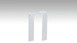 MEISTER Verbindungsstück Fußleiste Profil 9PK/19PK (2 Stk./VPE selbstklebend)  Weiß 2001Zubehörbild