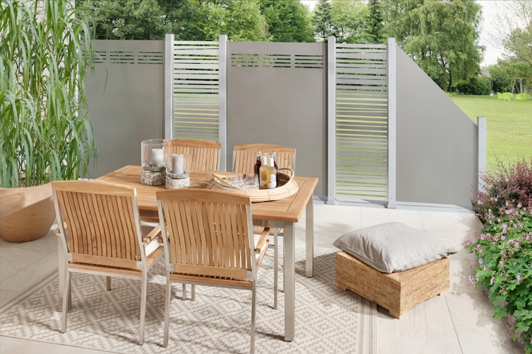 TraumGarten SYSTEM Designgitter LINEA Edelstahl