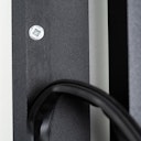 Vorschaubild Flexo Loft-Drehtür schwarz mit Alu-Blockzarge stumpfeinschlagend