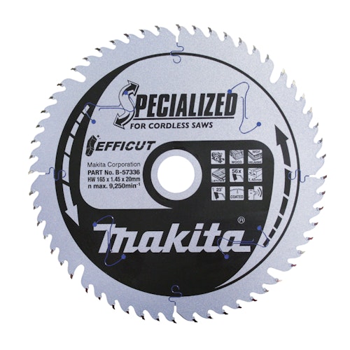 Makita Sägeblatt 165x1,45x20, 56Z EFFICUT B-57336