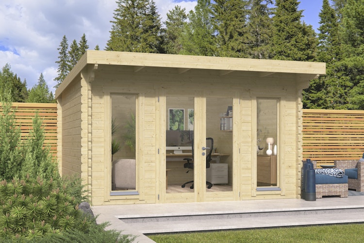 Wolff Finnhaus Gartenhaus Rikke 3838 - 44 mm