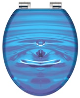 MDF WC-Sitz BLUE DROP mit Absenkautomatik