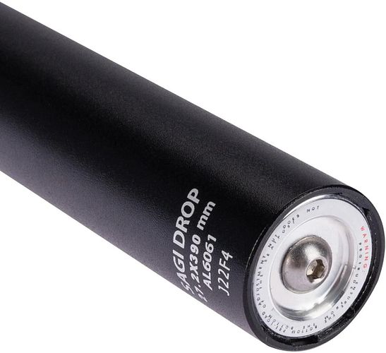 CONTEC Variosattelstütze Sagi Drop 31,6 mm schwarz