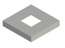 Vorschaubild Osmo Pfostenanker-Abdeckung Typ B zum Einbetonieren, Silber