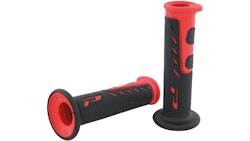 Progrip Griffgummi 725 Rot / Schwarz Offen Paar Ø22/25mm Länge 122mm