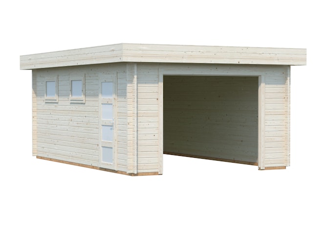 Palmako Garage Rasmus 19,0 m²- 44 mm - ohne Tor