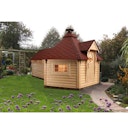 Vorschaubild Wolff Finnhaus Grillkota 9 de luxe mit Saunaanbau