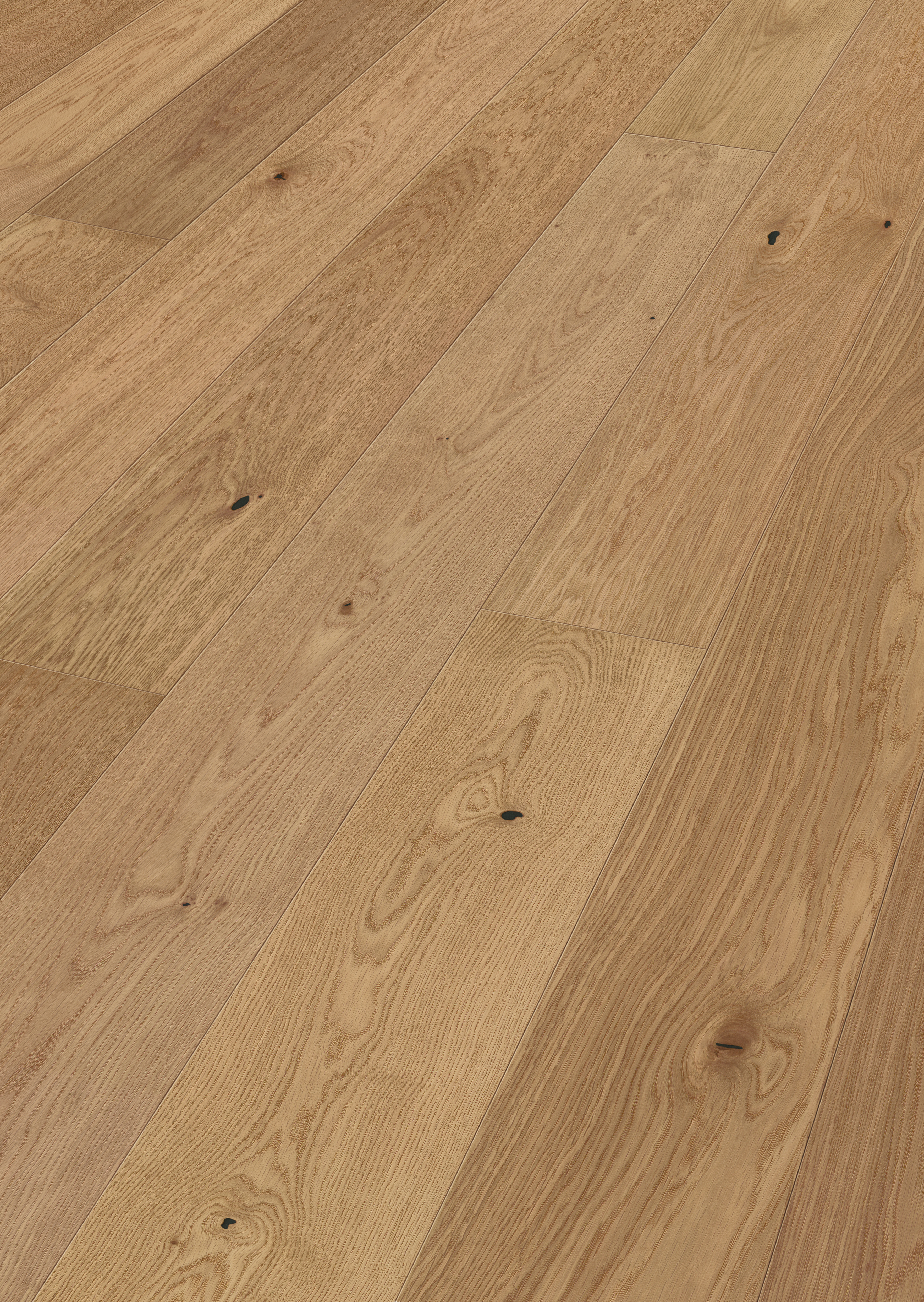 MEISTER Holzboden Natureflex HD 100 2200 x 210 x 8 mm 20013 Eiche lebhaft gebürstet ultramattlackiert