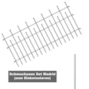 Vorschaubild Alberts® Zaun Grundset Madrid zum Einbetonieren