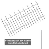 Alberts® Zaun Grundset Madrid zum EinbetonierenZubehörbild