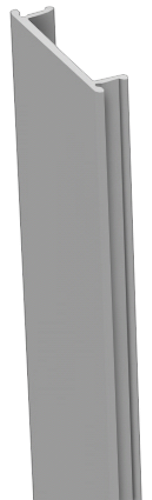 GroJa Stecksystem Alu-Abdeckleiste, 190 cm für 7x7er u. 9x9er Pfosten
