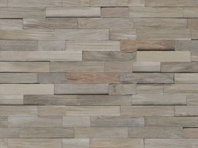 INDO rustikale Holzwandverkleidung Teak DA52050GS Gun Smoked