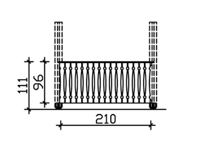Skan Holz Brüstung Balkonschalung zu Pavillon Nice