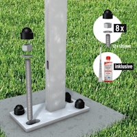 TraumGarten Verbundanker-Set für 2 Aufschraubpfosten