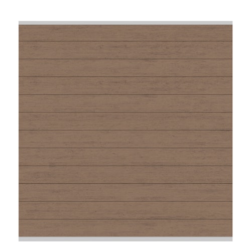 TraumGarten System WPC Classic Zaun-Set